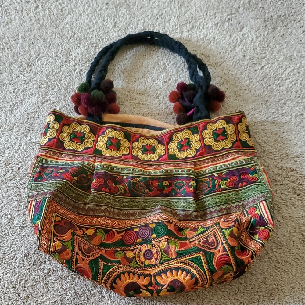 Colorful Patterned Women's Bag